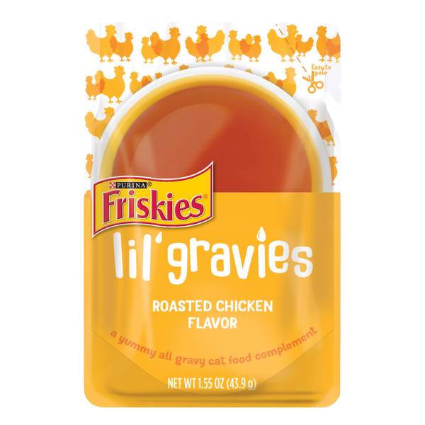 Photo of 1.55 oz Lil' Gravies Roasted Chicken Flavor Cat Food Lickable Cat Treats