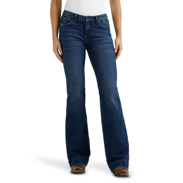 Photo of Women's Retro Mae Mid Rise Trouser Jeans