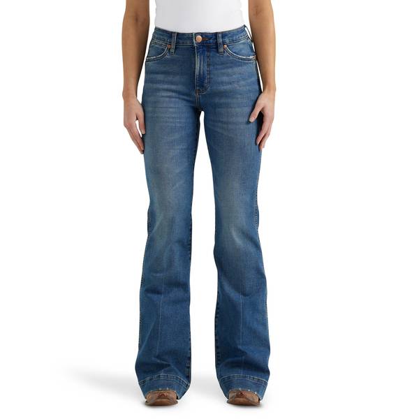 【Jeep】WOMEN Belloa Pants R4686 WOMEN'S WRANGLER RETRO® BAILEY HIGH RISE TROUSER JEAN IN