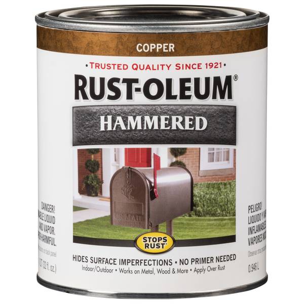 Photo of 1 Qt Stops Rust Hammered Copper Protective Enamel Paint