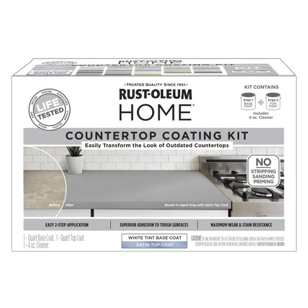 Photo of 68 oz HOME Satin White Base Countertop Coating Kit