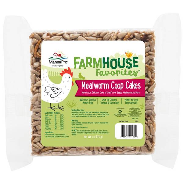 Photo of 3-Pack Farmhouse Favorites Mealworm Coop Cakes
