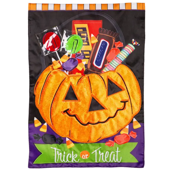 Happy Halloween Flag, Trick Or Treat Halloween Flag Bandiera Da - Foto 4