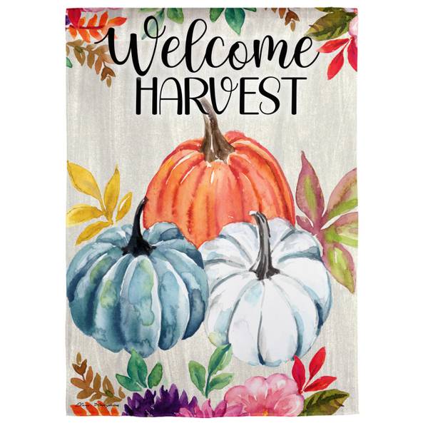 Evergreen Enterprises Welcome Harvest Suede Garden Flag - 14S11902 ...