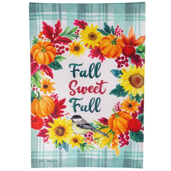 Photo of Fall Sweet Fall Burlap Garden Flag