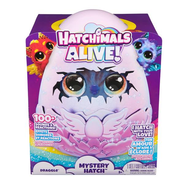 Good Hatchimals Mystery Interactive Hatch Fluffy Plush Characters Surprise Egg Toy