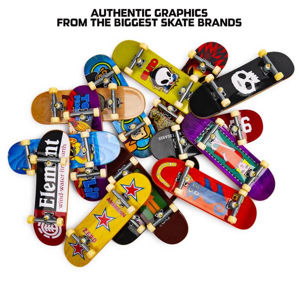 Tech Deck 96mm Fingerboard Mini Skateboard with Authentic Designs ...