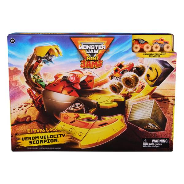 Monster Jam El Toro Loco Venom Velocity Scorpion Playset - 6069752