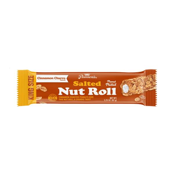 Pearson's 3.25 oz King Size Churro Salted Nut Roll - 716868 | Blain's ...