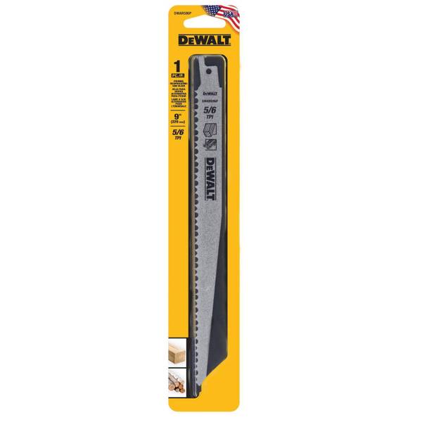 DEWALT 6 6TPI Pruning Bi Metal Reciprocating Saw Blades DWAR596P Blain s Farm Fleet