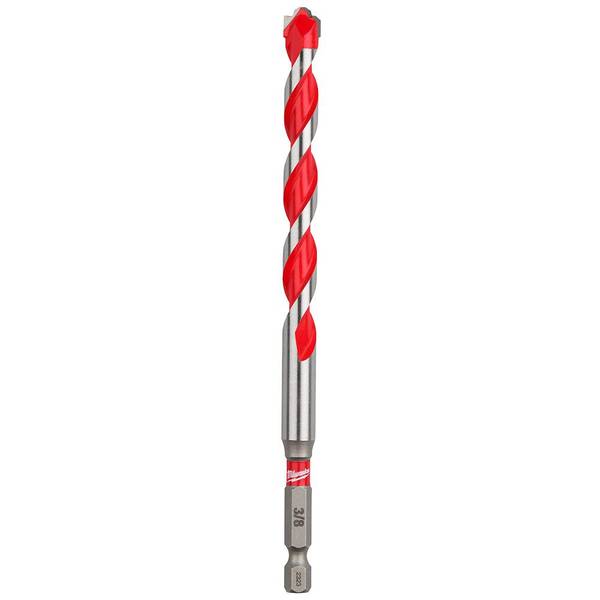 Photo of 3/8" x 4" x 6" SHOCKWAVE Impact Duty Carbide Hammer Drill Bit with POWER TIP