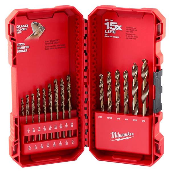 Milwaukee 29-Piece SHOCKWAVE Impact Duty RED HELIX Titanium