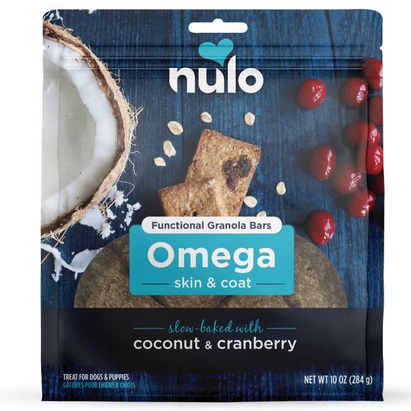 Nulo Omega Skin & Coat Functional Granola Bars For Dogs