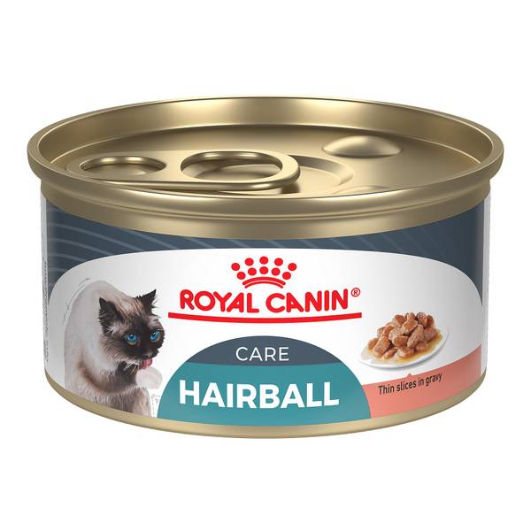 Photo of 24-Count, 3 oz Feline Care Nutrition Hairball Care Thin Slices In Gravy Canned Cat Food