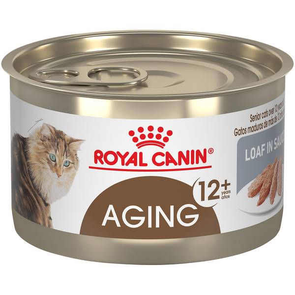 Photo of 24-Count, 5.1 oz Feline Health Nutrition Aging 12+ Loaf In Sauce Canned Cat Food