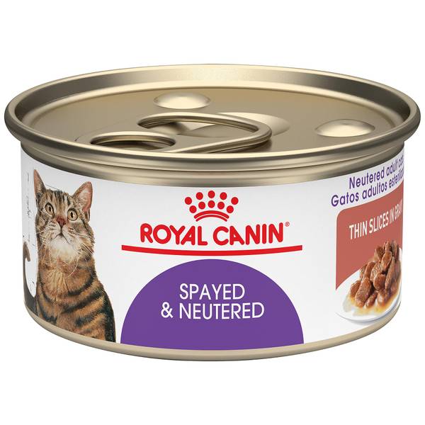 Photo of 24-Count, 3 oz Feline Health Nutrition Spayed/Neutered Thin Slices In Gravy Canned Cat Food