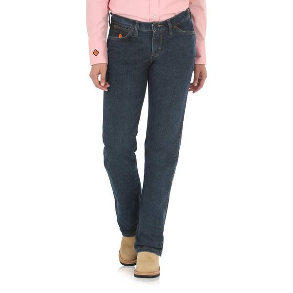 Wrangler Women's Flame Resistant Mid Rise Bootcut Jeans - 10FRW10CH ...