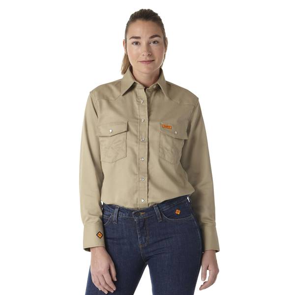 Photo of Women's Flame Resistant Long Sleeve Snap Shirt