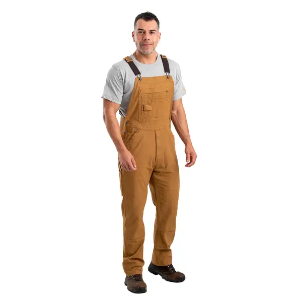 Berne Men's Highland Flex Unlined Duck Bib Overalls - B1069BD-42x28