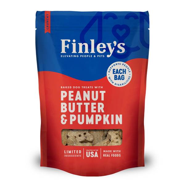 Finleys 12oz Crunchy Peanut Butter Pumpkin Dog Biscuits 737 102 15