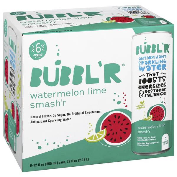 Photo of 12 oz 6-Pack Watermelon Lime Smash'r