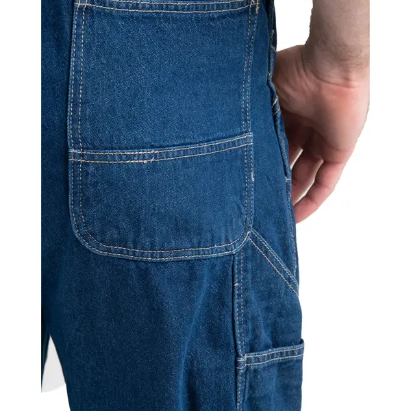 Berne Men's Heritage Unlined Washed Denim Bib Overalls - B910SWD