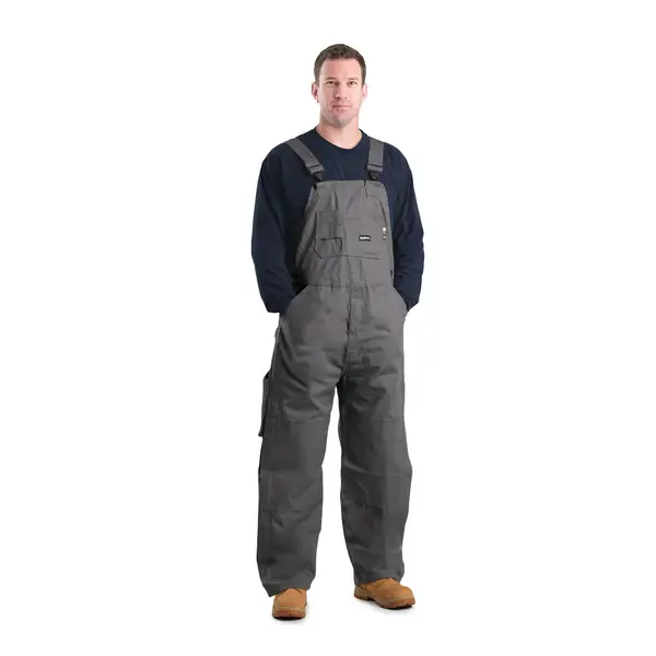 Berne Men's Flame Resistant Unlined Bib Overalls - FRB23SLA-MS