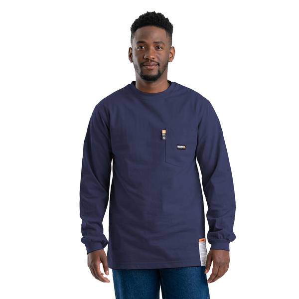 Photo of Men's Flame Resistant Long Sleeve Pocket Tee