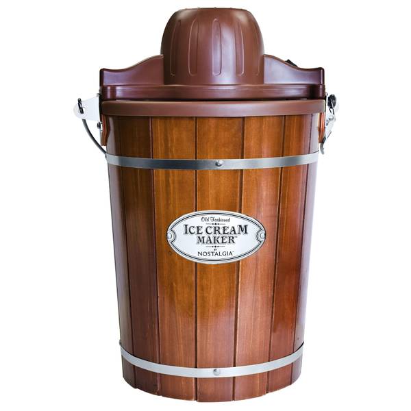 Photo of 6-Quart Wood Bucket Ice Cream Maker