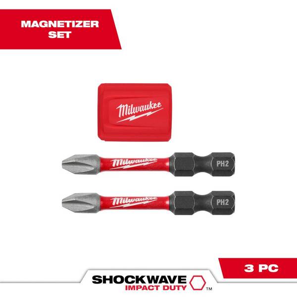 Milwaukee 3-Piece SHOCKWAVE Impact Duty Magnetic Attachment and