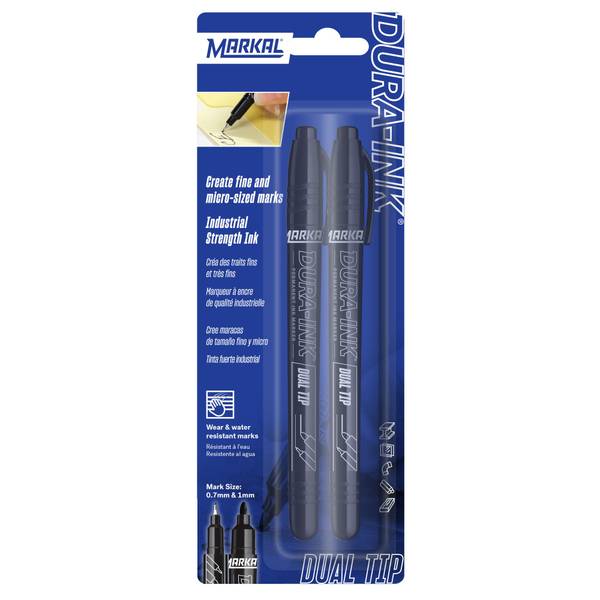 Photo of 2-Pack Dura Ink Dual Tip Markers