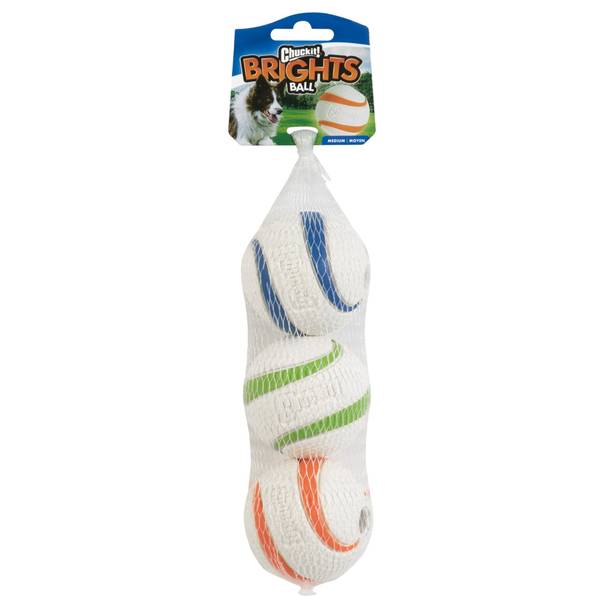 Chuckit! 3-Pack Bright Balls - Medium - 33227 | Blain's Farm & Fleet