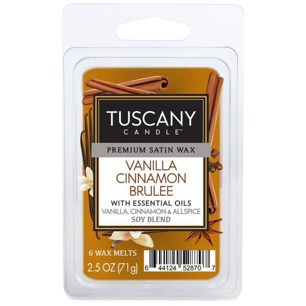 Photo of 2.5 oz Vanilla Cinnamon Brulee Wax Melt