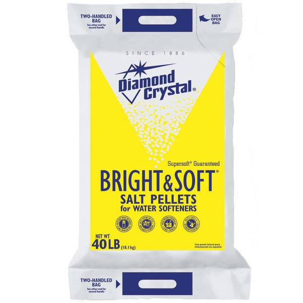 Photo of 40 lb Bright & Soft Salt Pellets for Water Softeners
