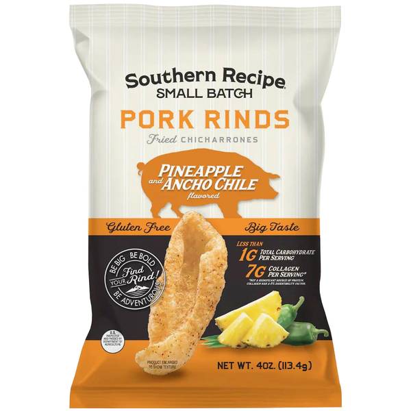 Photo of 2 oz Pineapple Ancho Chili Pork Rinds
