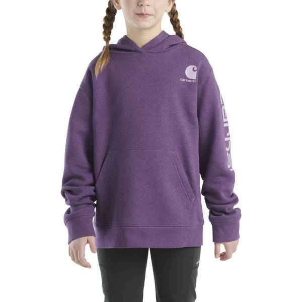 Carhartt Girls Long Sleeve Graphic Sweatshirt CA7055 L194H UA1 4