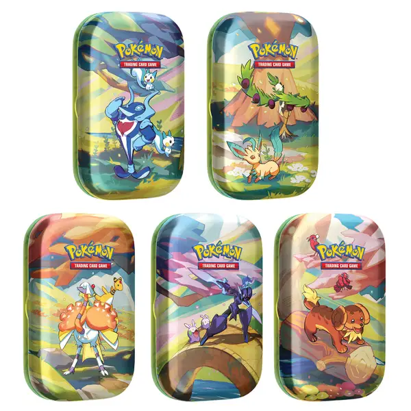 ポケモンカードゲーム Vibrant Paldea Tin Collection Display Pokemon Vibrant Paldea Mini Tin Display (10 Tins) – Trading