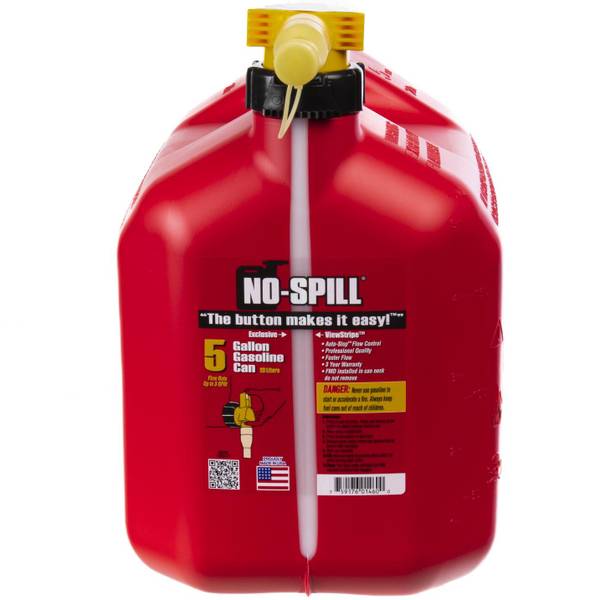 UPC 759176014600 product image for No Spill 5 Gallon Gasoline Can | upcitemdb.com