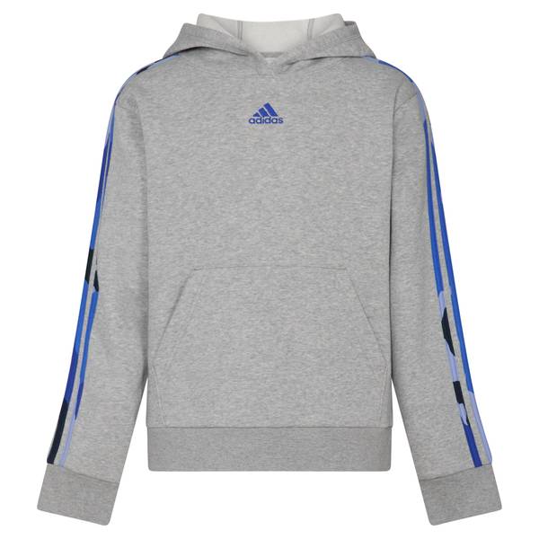 adidas striped hoodie