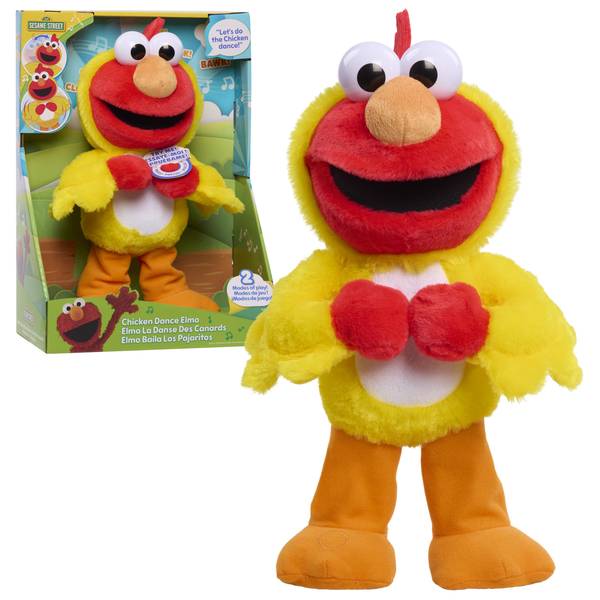 Fisher Price Sesame Street Chicken Dance Elmo Plush Dances factory and Sings Works