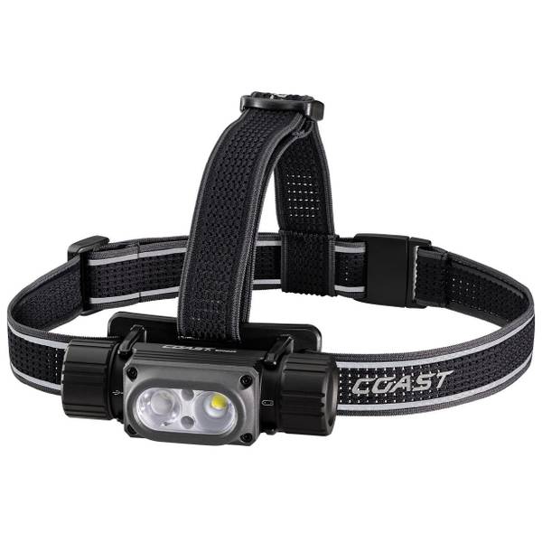 Coast Lumen Waterproof Ultra Bright Usb Rechargeable Dual Power Headlamp Blain S