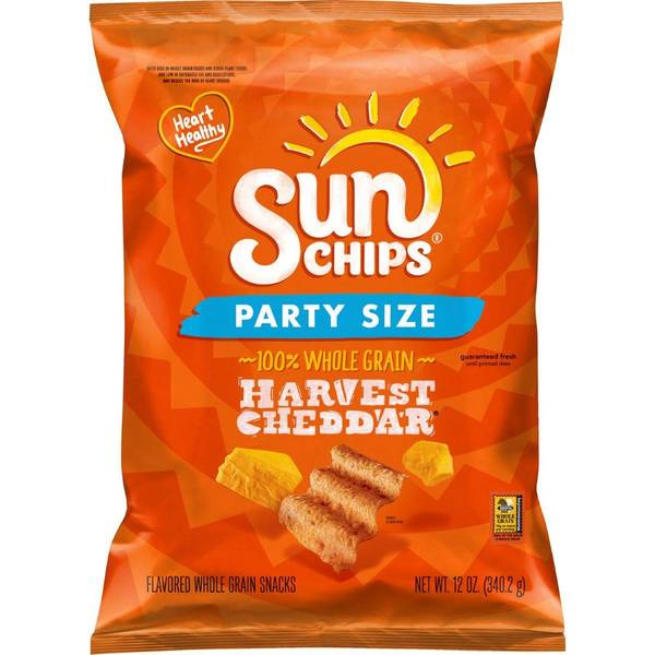 Photo of 12 oz Harvest Cheddar Whole Grain Chips