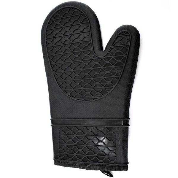Photo of Black Silicone Oven Gloves