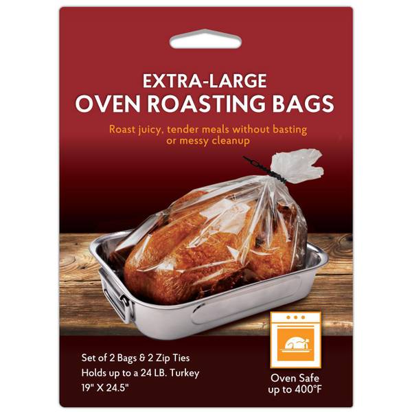 HIC 2Pack Roasting ExtraLarge Oven Roasting Bags 22180 Blain's Farm & Fleet
