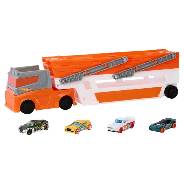 Hot Wheels Mega Hauler 4 Vehicles