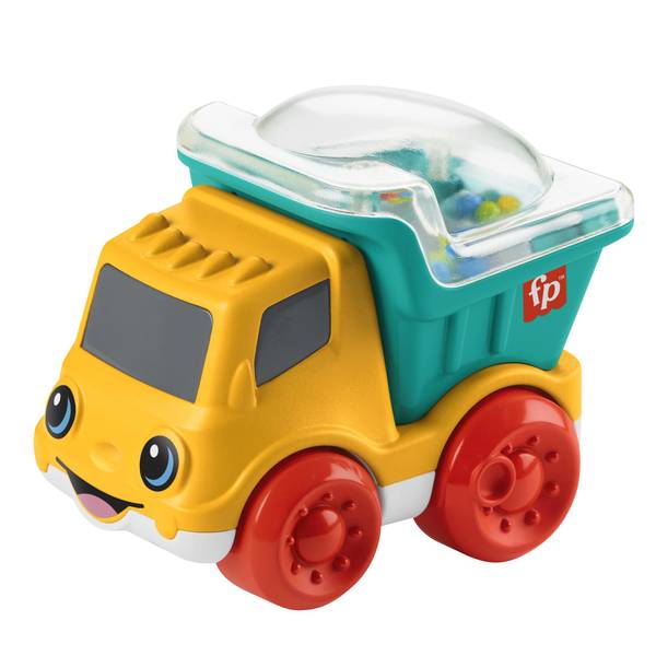 Fisher-Price Poppity Pop Dump Truck Push-Along Toy, 4/Pack (HRP28) | Quill