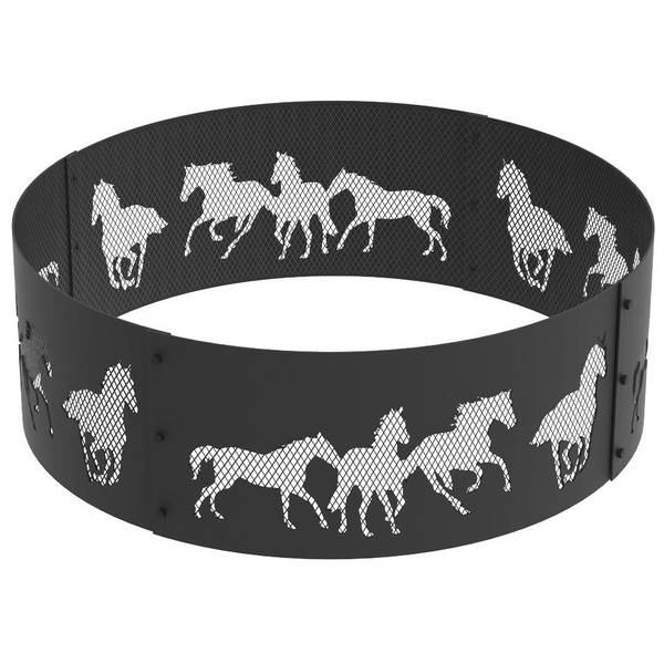 Photo of 36" Horse Design Fire Ring