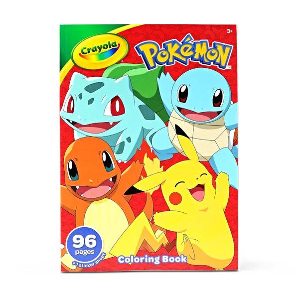 Crayola Pokemon 96-Page Coloring Book - 04-2732 | Blain's Farm & Fleet