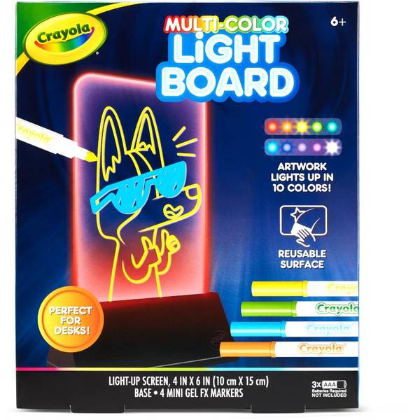 Crayola Multi-Color Light Board (BIN747613) | Quill