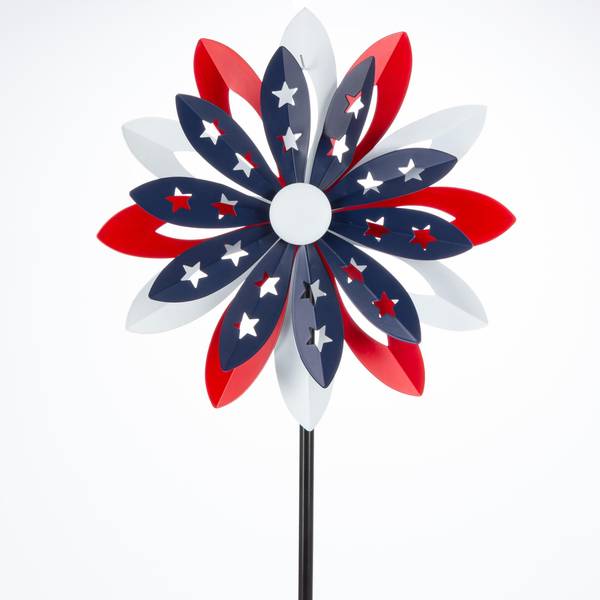 Photo of 48" Americana Wind Spinner Yard Stake